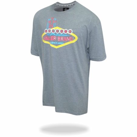 Remera Baller Brand Tangiers Gris