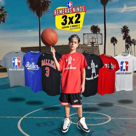 3x2 REMERAS NIÑOS